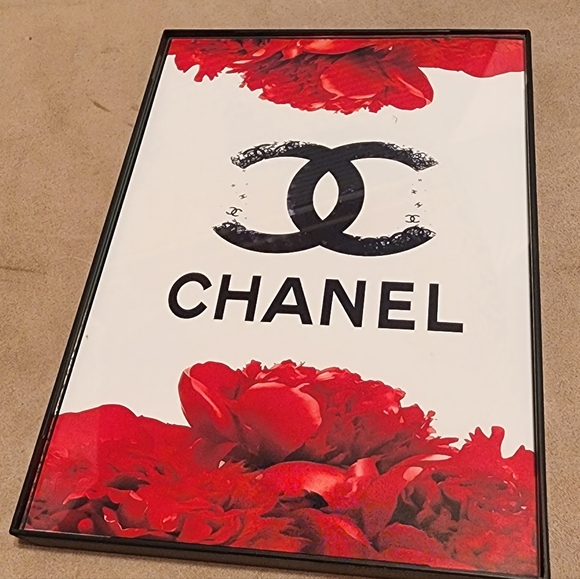 CHANEL Other - Chanel 11"L×17"H Framed Wall Art
